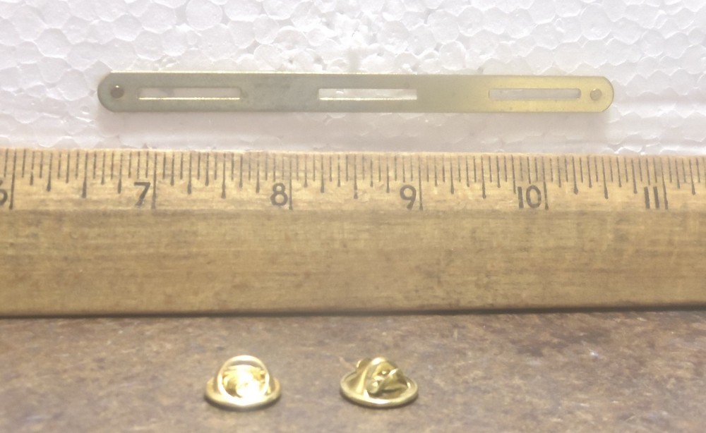Brass Three Ribbon Bar Holder