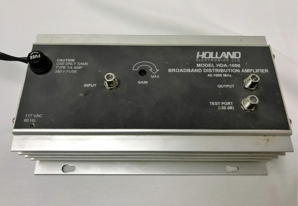 Holland Electronics LLC Model HDA-1000 Broadband Distribution Amplifier