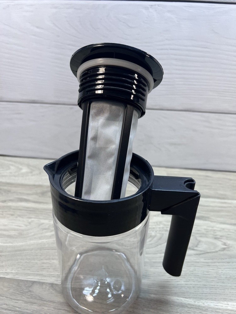 Cold Brew Coffee Ice Tea Maker 1qt Plastic Pitcher Mesh Filter Infuser