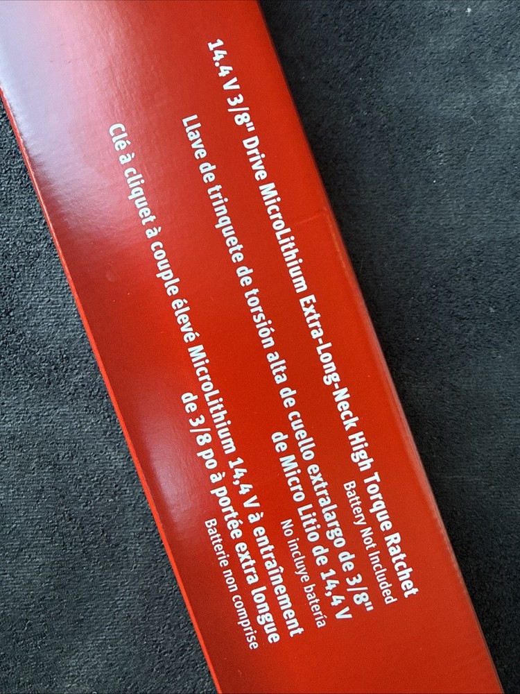 For SNAP ON CTR869 G DB 3/8 EXTRA LONG HIGH TORQUE 14.4 RATCHET TOOL ONLY