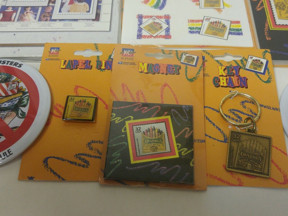 CRAYOLA AND OTHER STAMP COLLECTIBLES