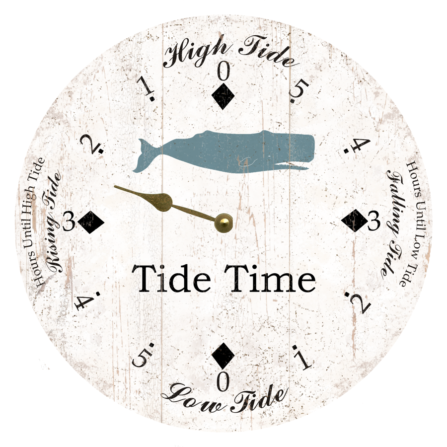 Tide Clock- Whale Tide Clock