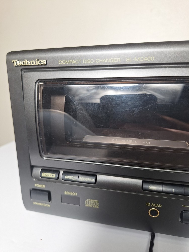Technics SL-MC400 Disc Changer Black New Belt 110 CDs MASH Digital Servo System