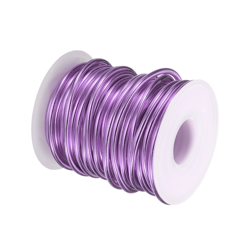 Bonsai Wire Anodized Aluminum Training Wire Roll 3mm 33ft Light Purple