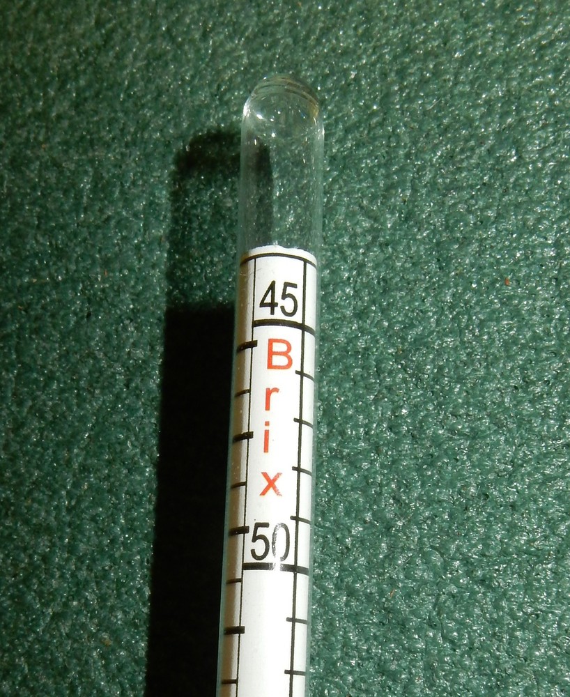 Maple Syrup Hydrometer w/ Brix & Baume Scales Including Graduated Cylinder