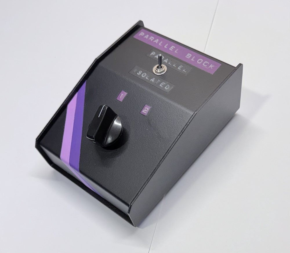 2x1 PARALLEL BLOCK - Guitar Amp Speaker Selector/Combiner - Black, Custom Orders