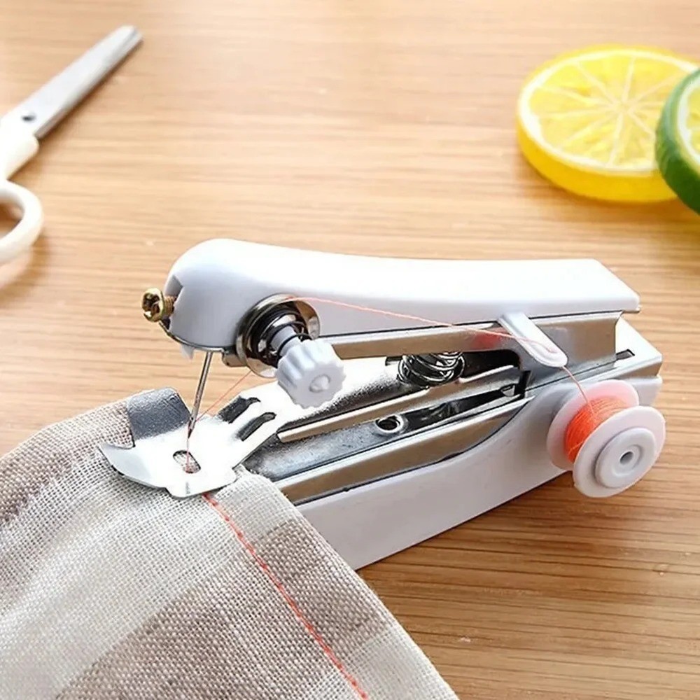 Manual Sewing Machine Portable Mini Multi Functional Handheld Tailor Sewing Tool
