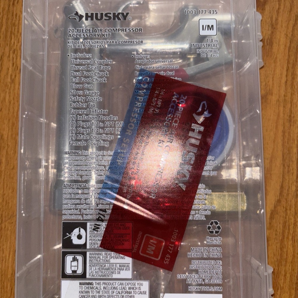 Husky 20pc  Air Compressor Accessory Kit 1003177435