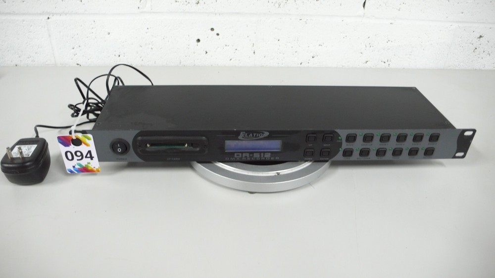 Elation Lighting DR 512 DMX Recorder Rack Mount