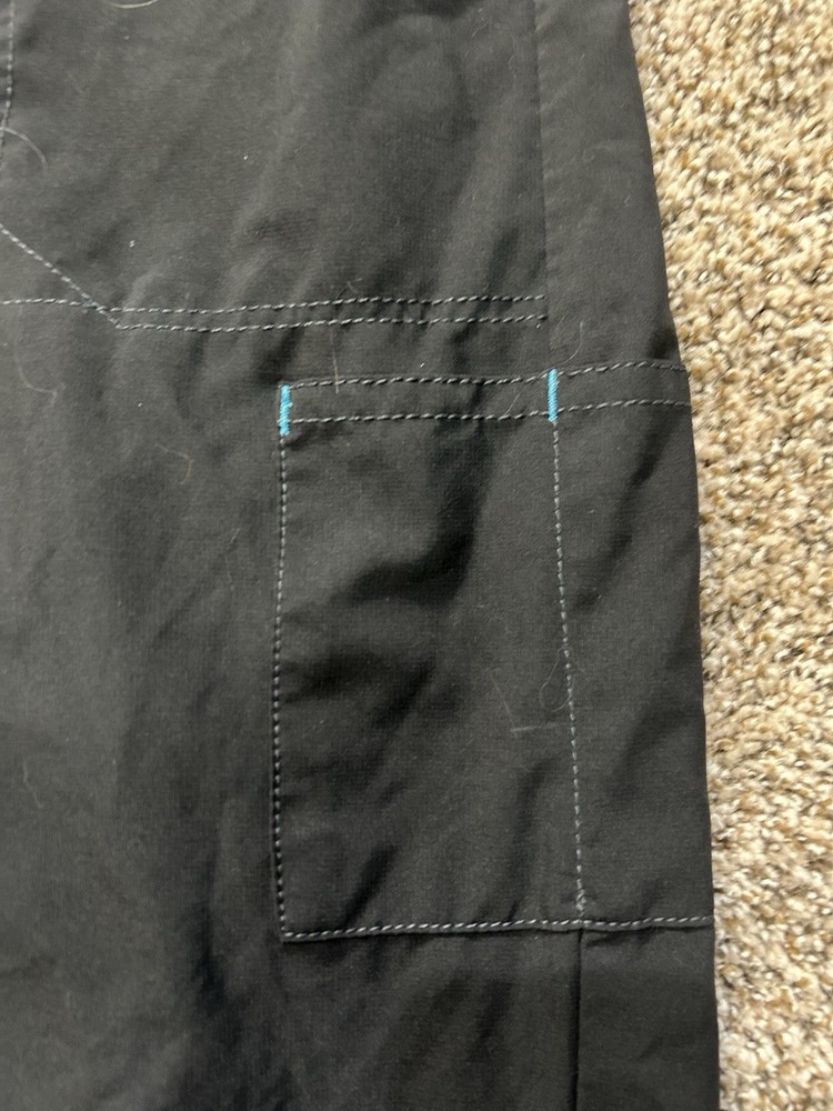 Black & Blue Carhartt Uniform Scrub Set XL