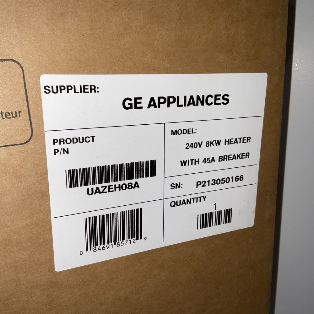 GE UAZEH08A Heater