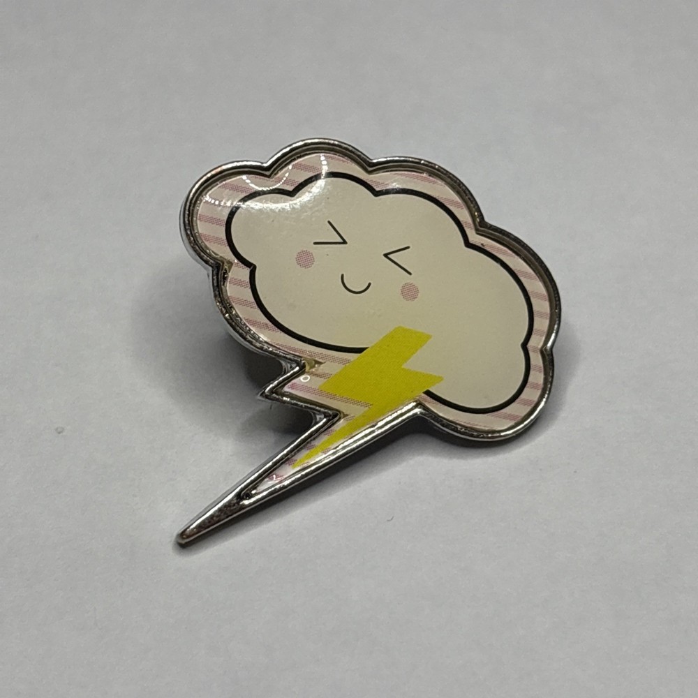 Lapel Pin - Lightning Cloud S85