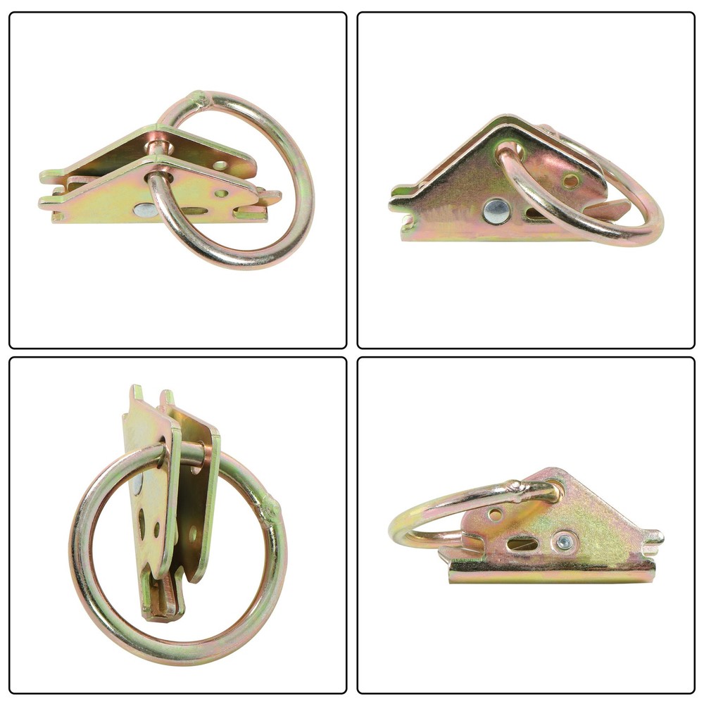 Labwork E Track Tie Down Rail Kit 8×4' E Track Rails End Caps ETrack Straps