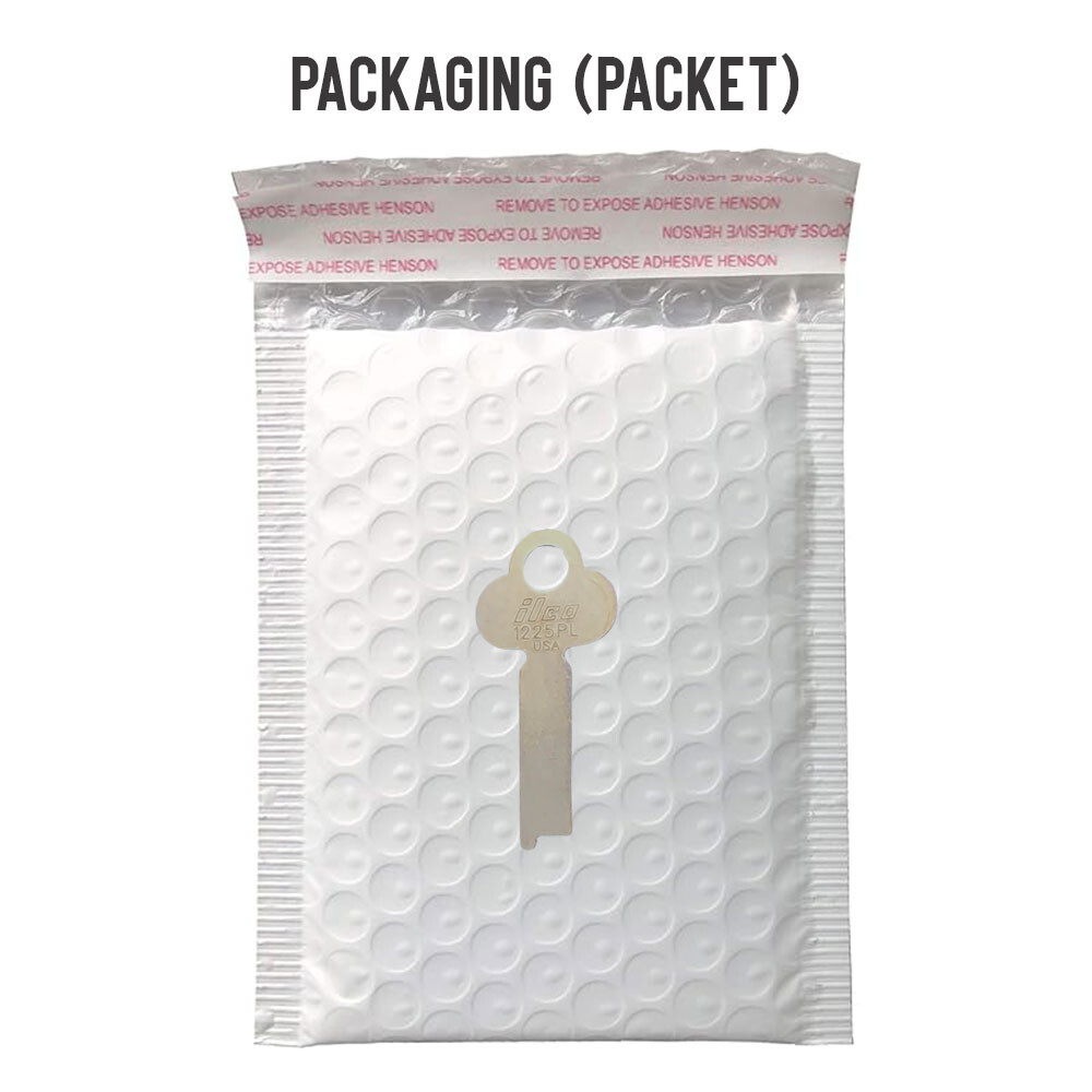 1225PL Key Blank – BRASS