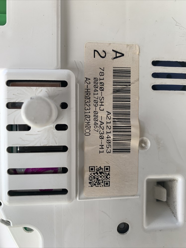2006 Honda odyssey odometer cluster
