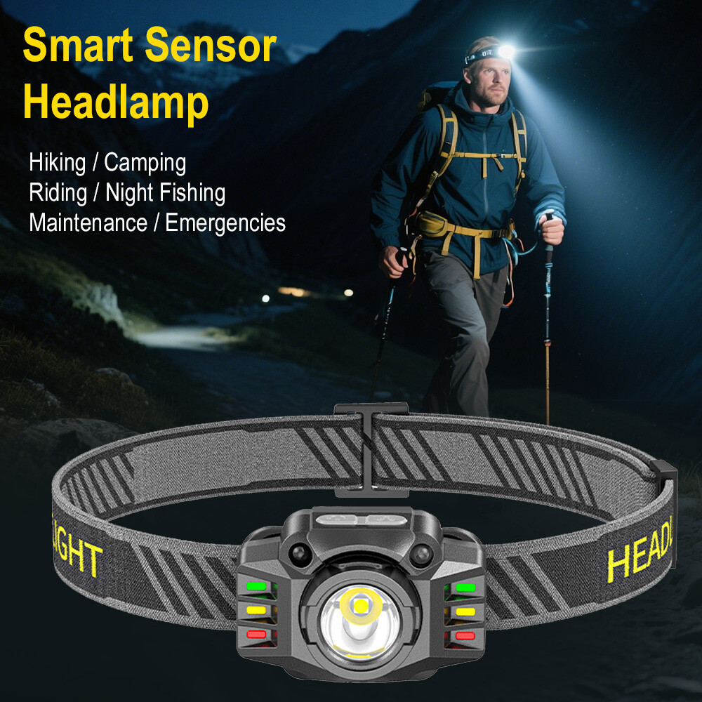 5000LM USB Rechargeable Waterproof LED Headlamp Headlight Head Light Flashlight