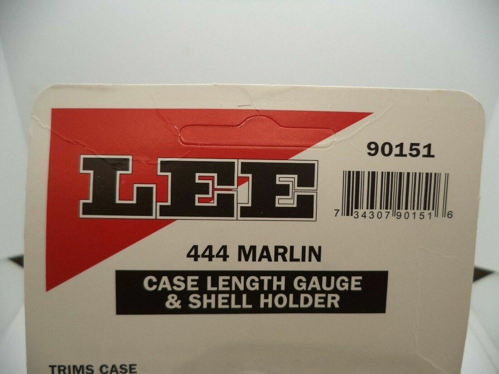 90151 Lee Case Length Gage and Shell Holder .444 Marlin