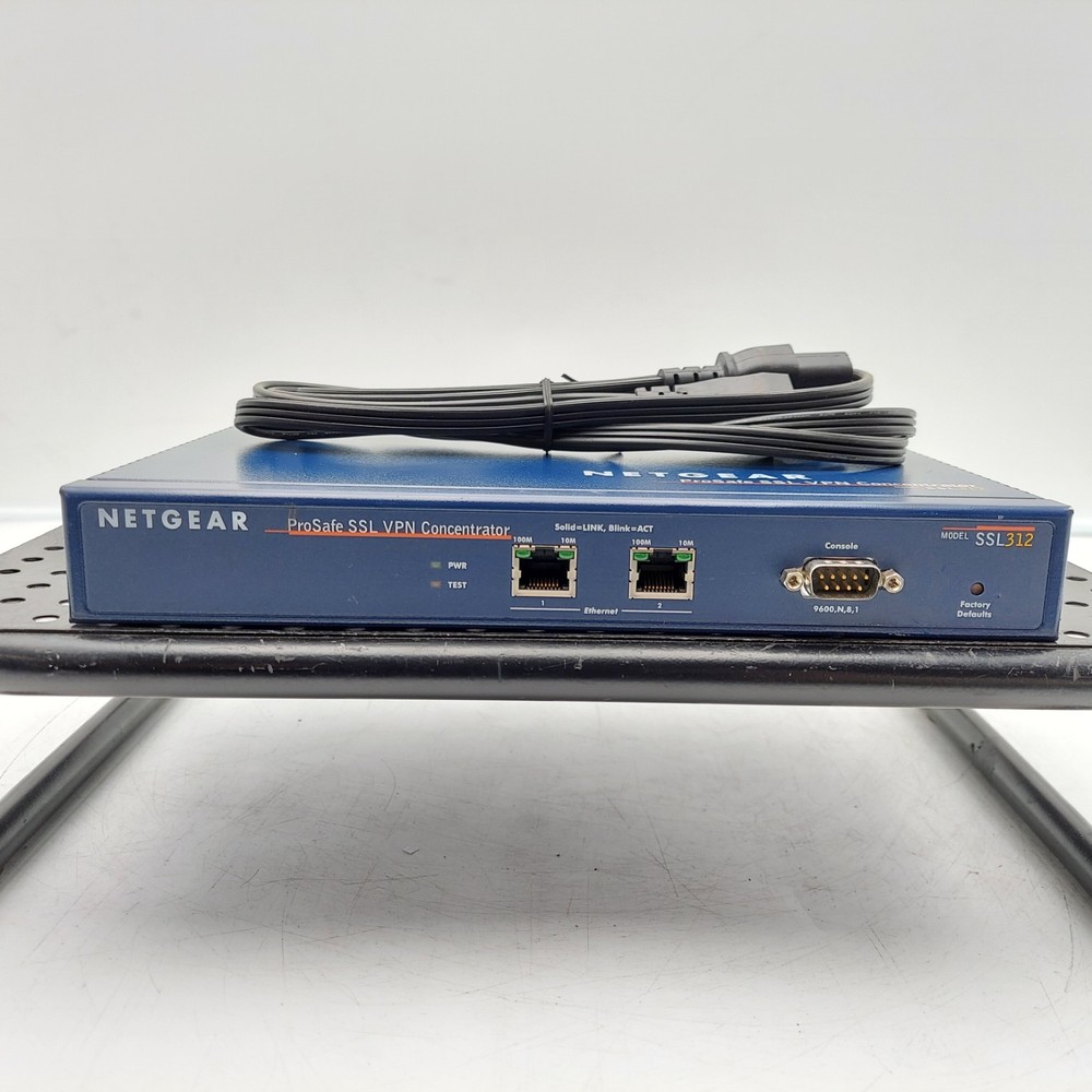 NETGEAR SSL312 PROSAFE SSL VPN CONCENTRATOR
