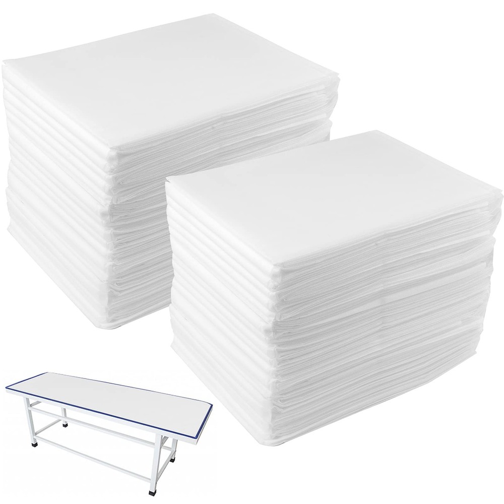 40 PCS Waterproof Disposable Spa Bed Sheets, Massage Table Protector, 31"x67"
