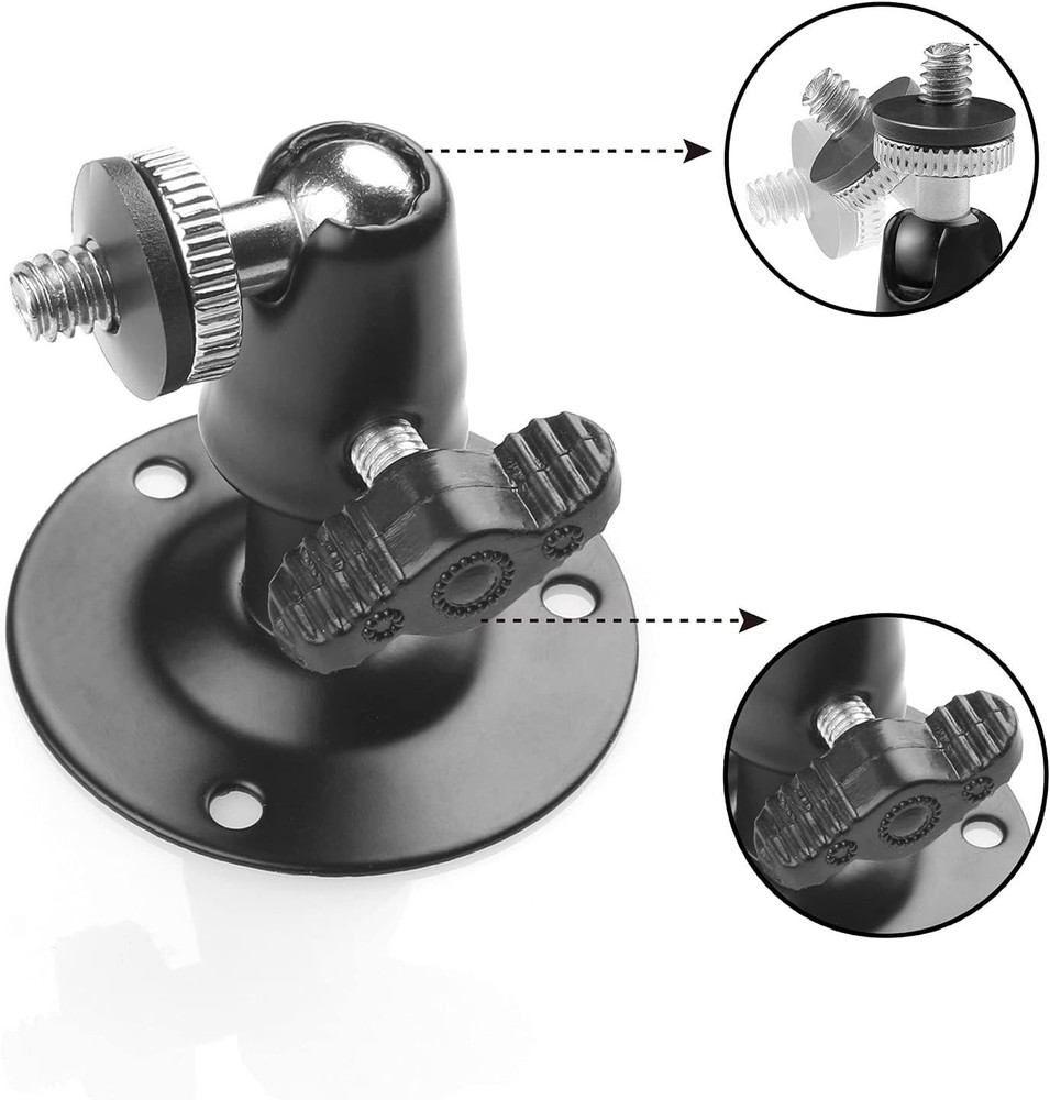 Versatile Wall Mount Bracket for Oculus Rift & Arlo Security Cameras - 3 Pack