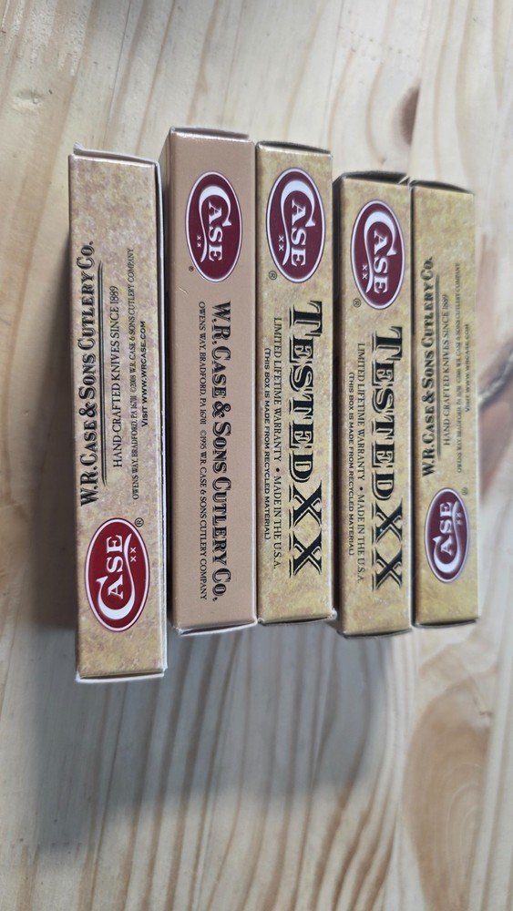 Lot of 5 Empty Case xx Boxes