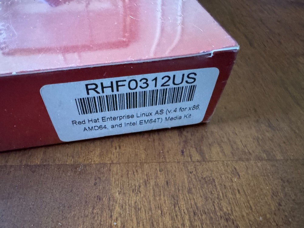 Red Hat Enterprise Linux - AS V.4 - Sealed Media Kit RHF0312US