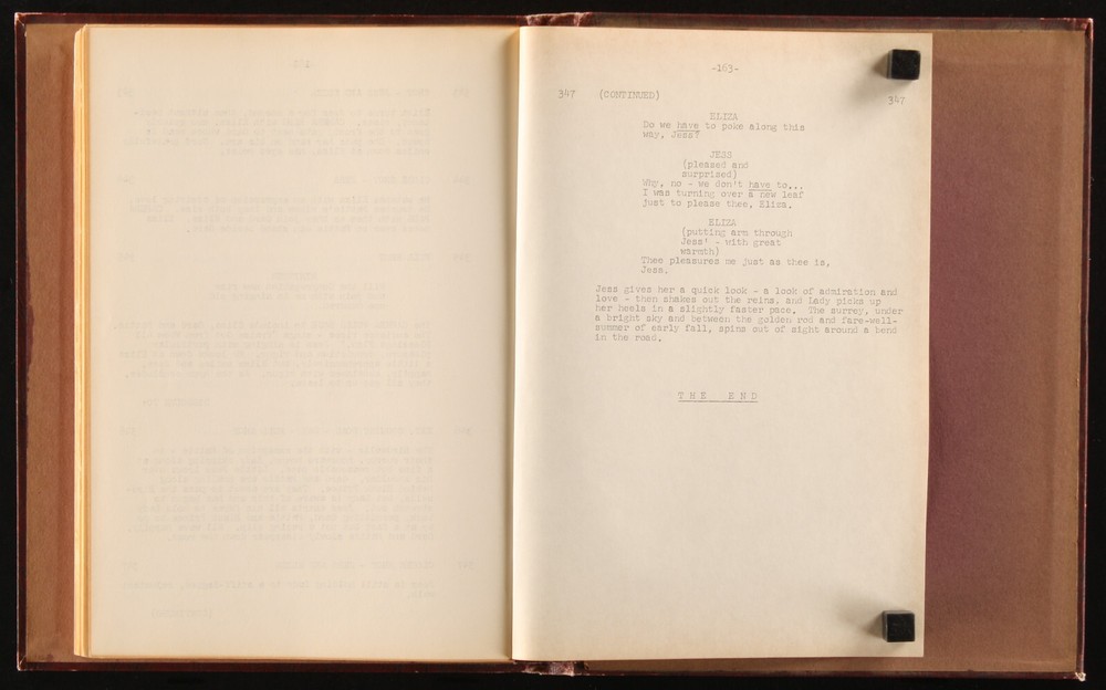 FRIENDLY PERSUASION Original Movie Script 1955 / Gary Cooper