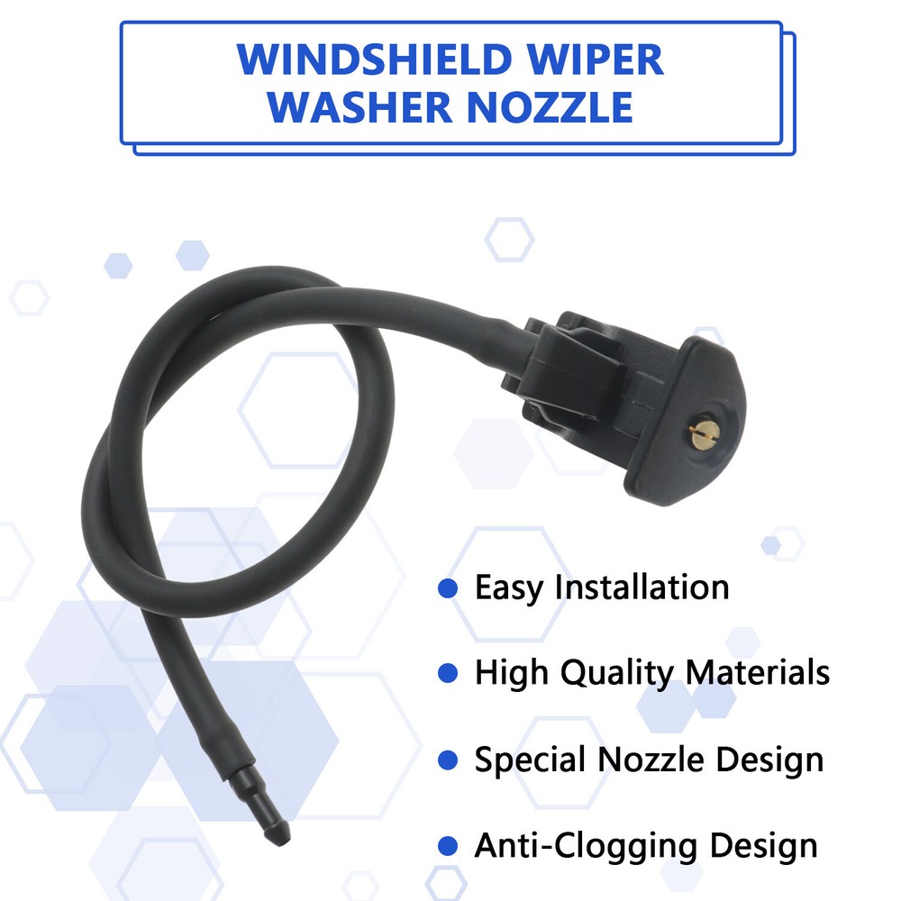 Front Windshield Wiper Nozzle Kit for 2011 2012 2013 2014 Ford Mustang Explorer