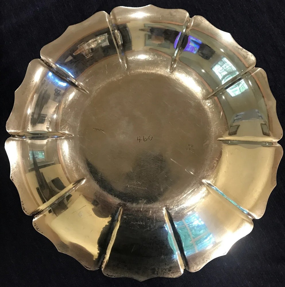 Sterling Silver Serving Dish Irish Reproduction