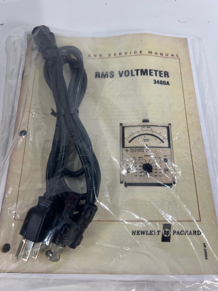 HP 3400A RMS Voltmeter Used Hewlett Packard