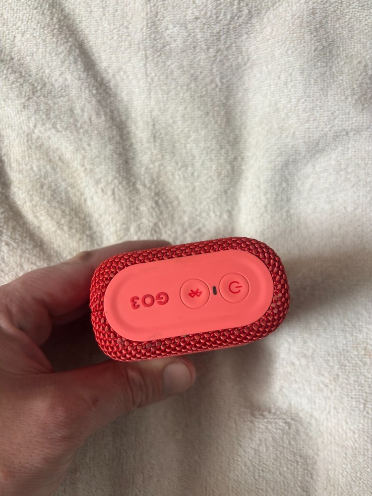JBL Go 3 Portable Wireless Bluetooth Speaker- Red