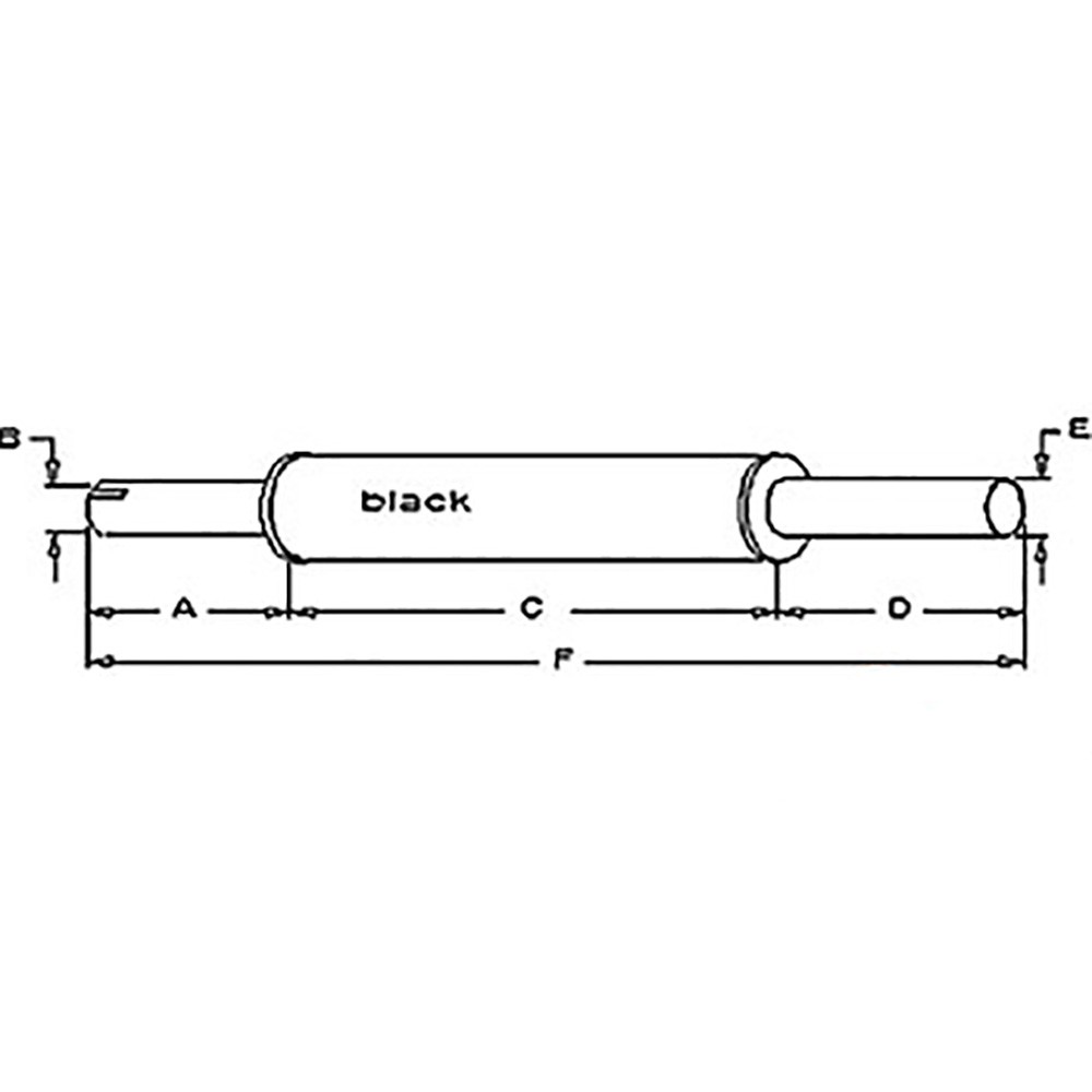 Muffler Fits Massey Ferguson Models 190435M92