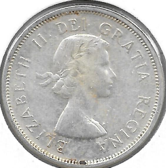 1964 CANADIAN 25 CENT QUARTER NICE (SILVER)