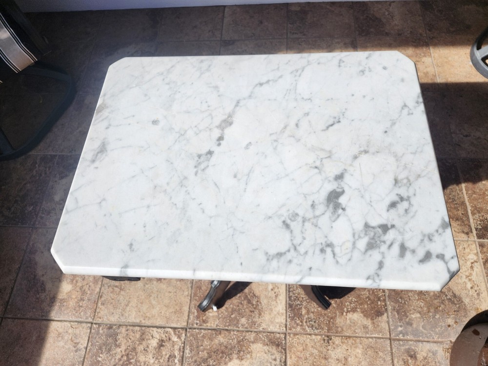 Victorian Marble-top Candle Table 1887