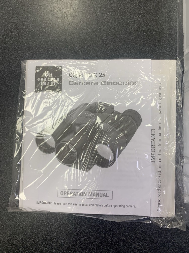 NEW SHARPER IMAGE 10x25 digital Camera Binoculars 10X