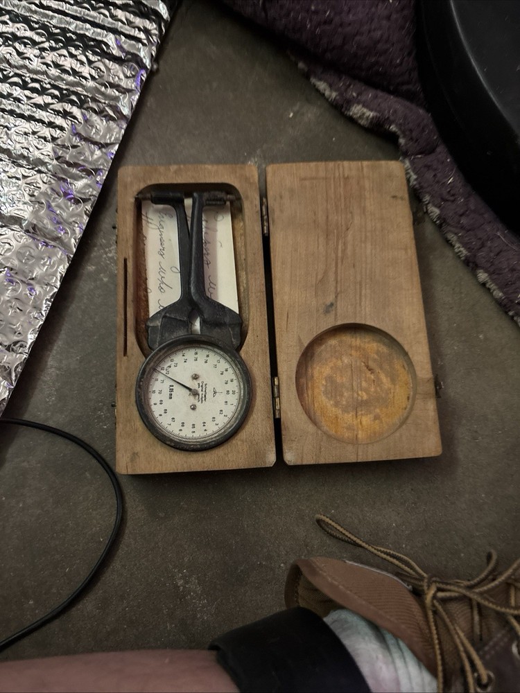 Antique German Caliper In Original Case