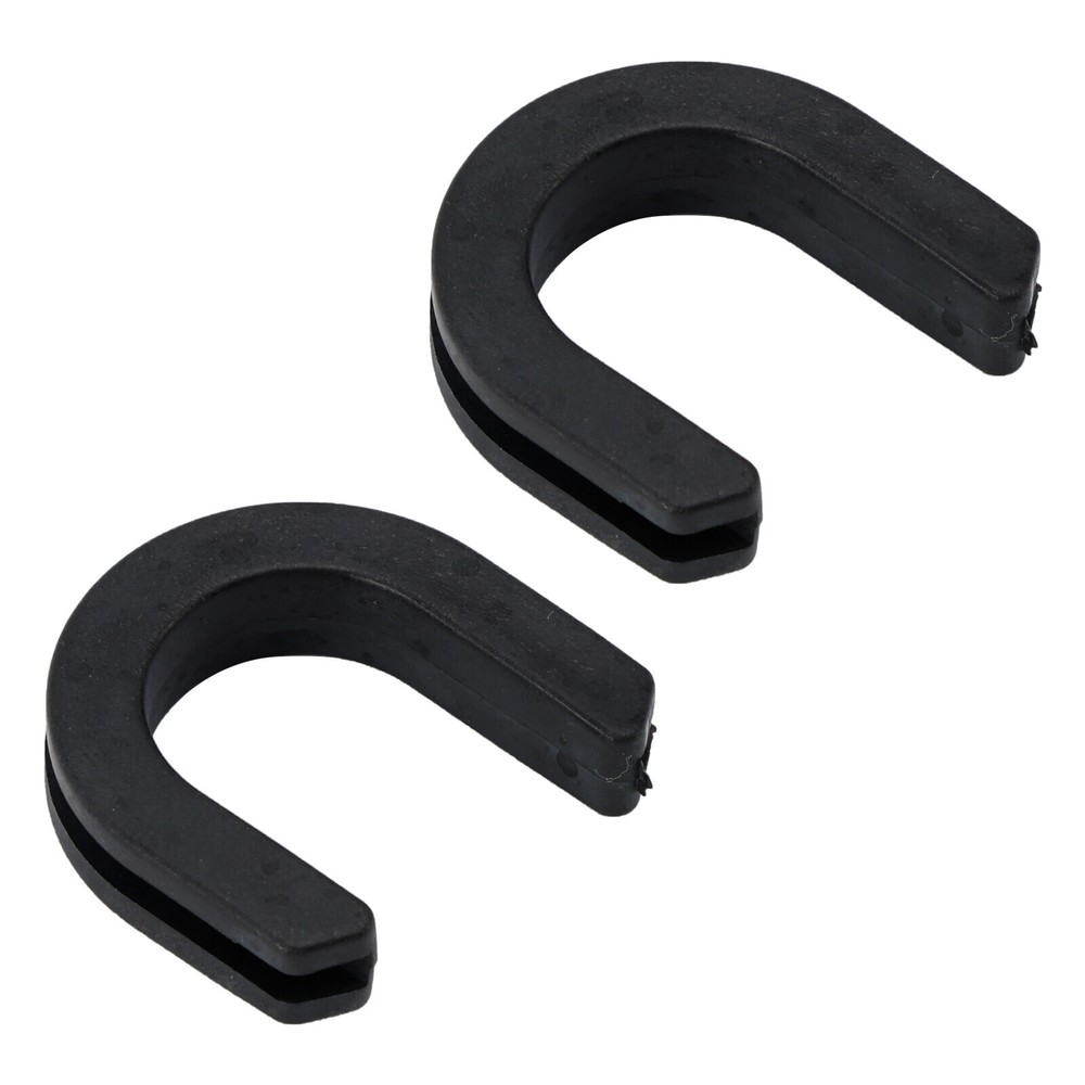 2X Luggage Rack Backrest Side Plate Mounting Bracket Grommet Bushing for Harley