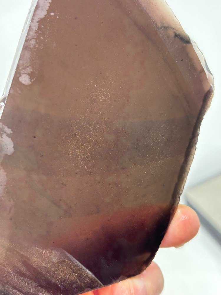 Black Obsidian Slab Lapidary Cabbing Knapping Combo ship avail