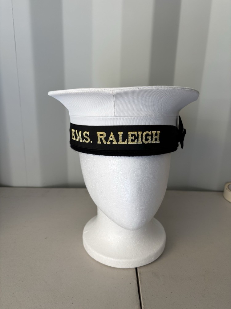 HMS Raleigh sailors hat size 59