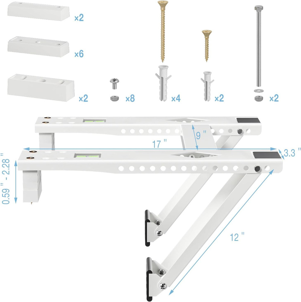 Window AC Bracket, Universal Window Air Conditioner Support Bracket, Heavy Duty