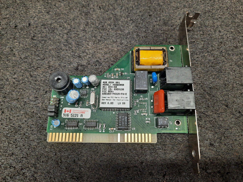 Vintage Cardinal Technologies Model MB2650SR ISA Fax Modem Card