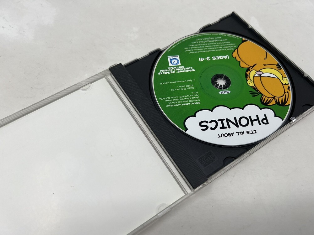 Garfield: It's All About Phonics Ages 3-4 (PC, 2006)