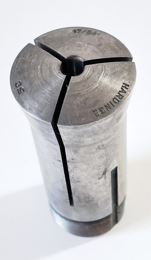 17/64" HARDINGE 5C Round Collet External & Internal Threads USA .2656"