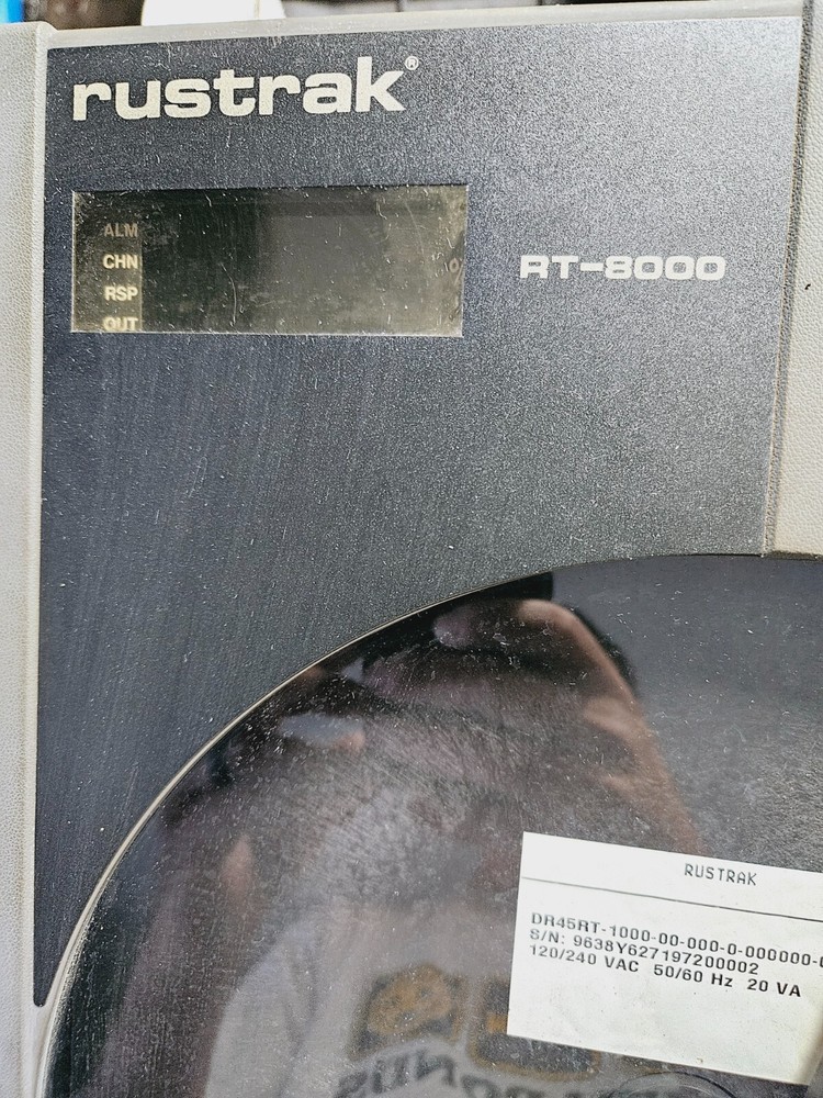 Rustrak RT-8000 Chart Recorder DR4500 MODEL DR45RT-1000-00-000-0-000000-0