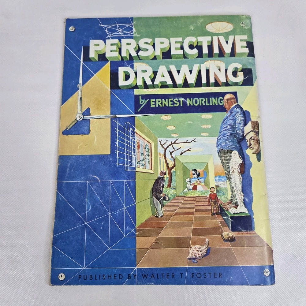 Vintage Perspective Drawing Ernest Norling How To Draw Objects Subjects Animated