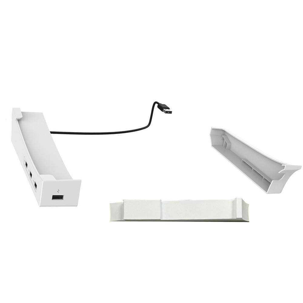 Holder Bracket With 4 Port USB Hub Replacement Accessories For PS5 Slim Console