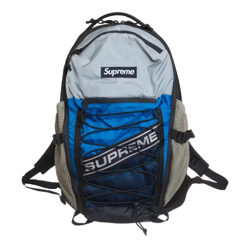 NEW Supreme FW23 3D Logo Backpack Blue