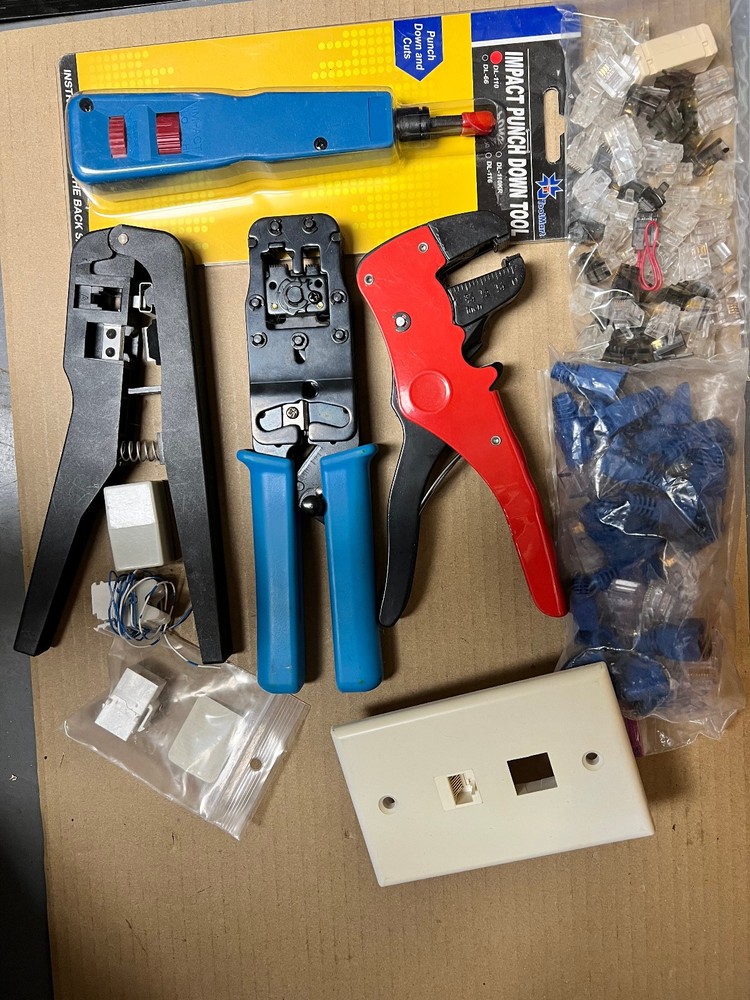 Network & Phone Crimping Tools & NEW Impact Punch Down Tool