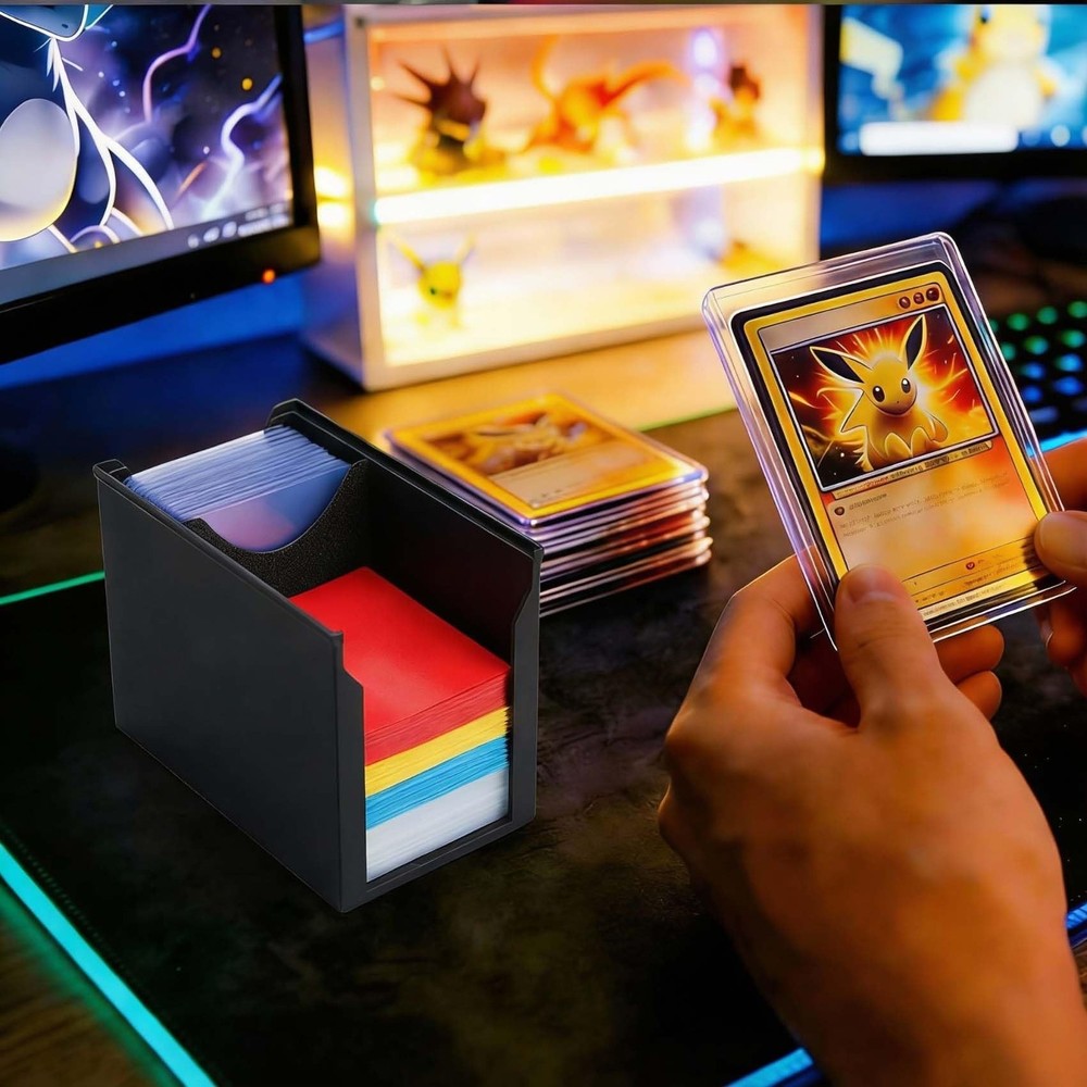 Toploader Dispenser 6.6" Extended Trading Card Storage - Adjustable Modular O...