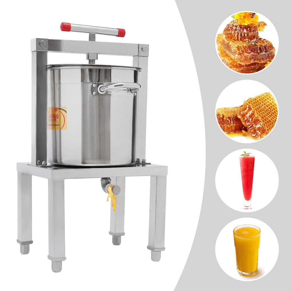 Large Fruit Honey Presser Cider, Wine, Grape, Apple Press extractor for Wine